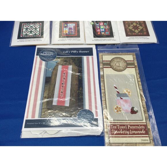 Vintage 90s Quilting Pattern and Instructions lot of 9 - Picture 4 of 10